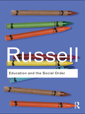 cover image of Education and the Social Order